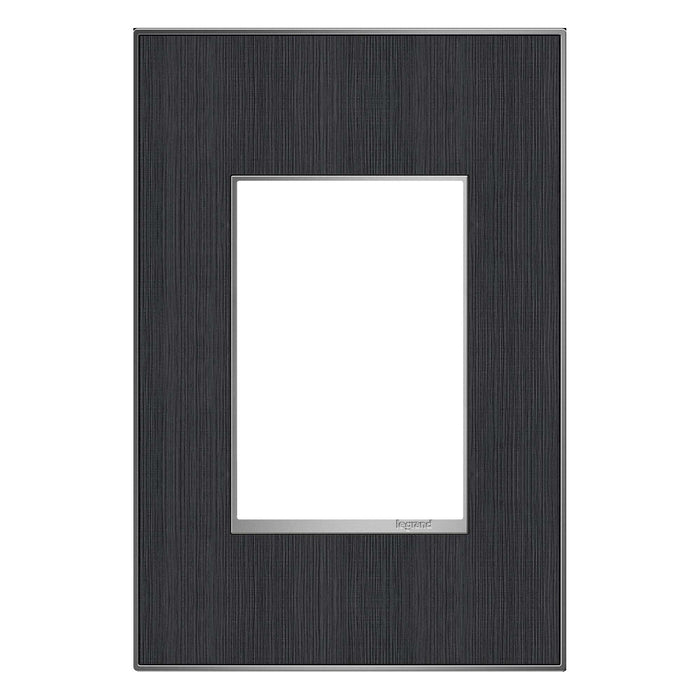 adorne® Real Materials Plus 1-Gang Wall Plate in Brushed Stainless.