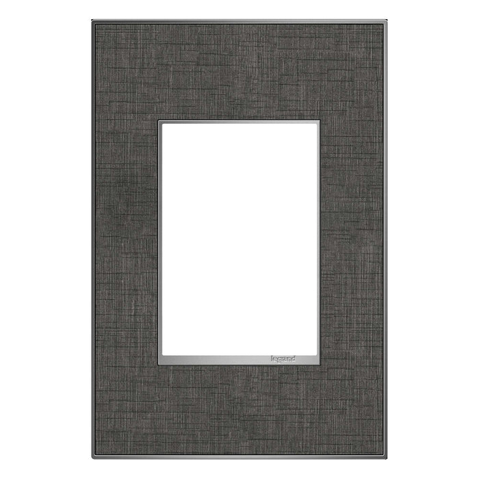 adorne® Real Materials Plus 1-Gang Wall Plate in Rustic Grey.