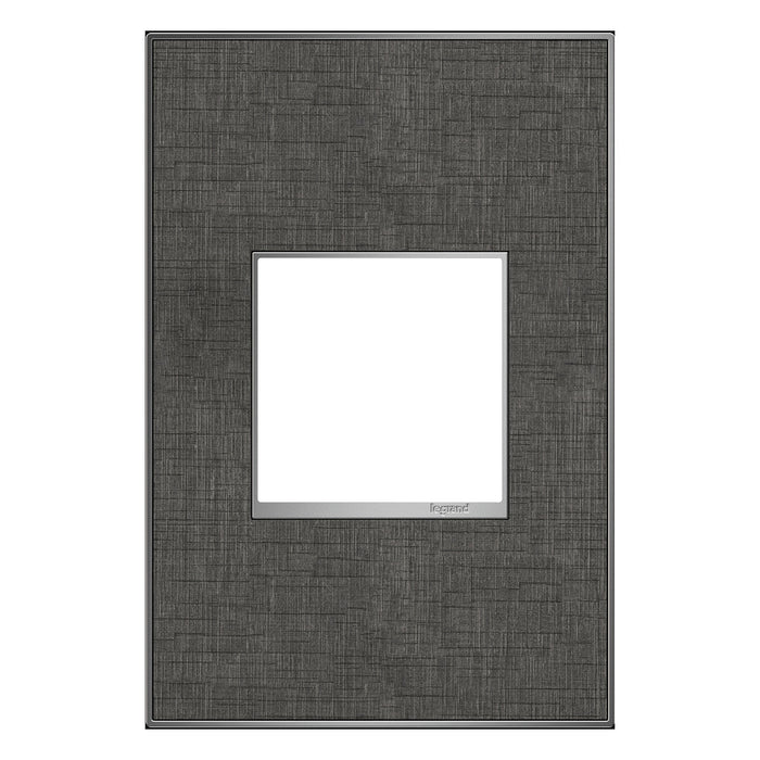 adorne® Real Materials Wall Plate in Slate Linen (1-Gang).