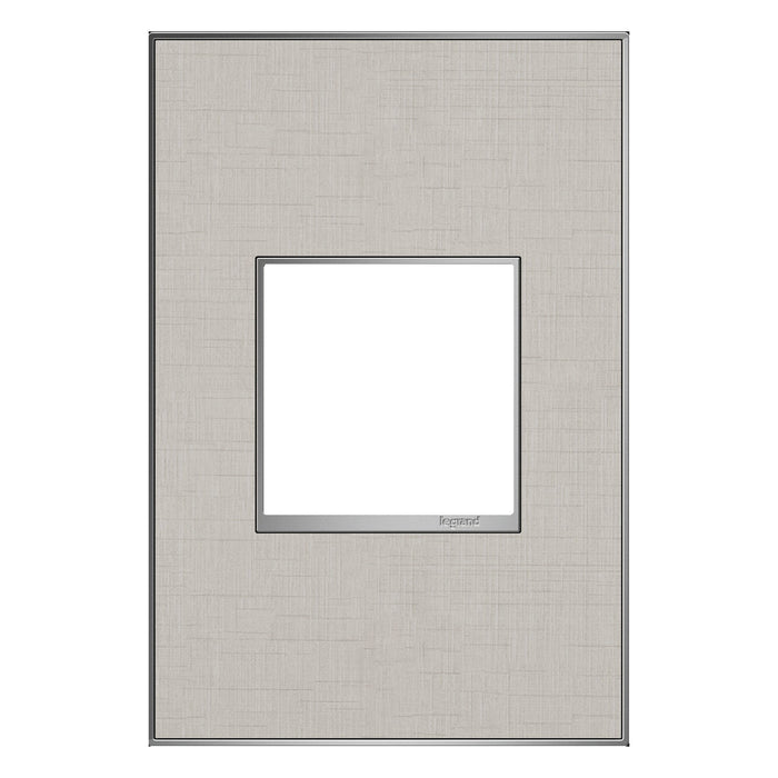 adorne® Real Materials Wall Plate in True Linen (1-Gang).