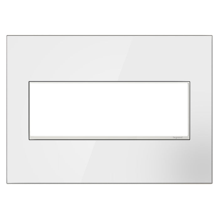 adorne® Real Materials Wall Plate in Mirror White (3-Gang).