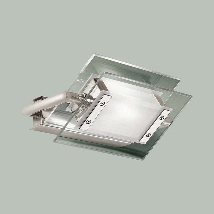 360° Ceiling / Wall Light in Satin Nickel (Large).
