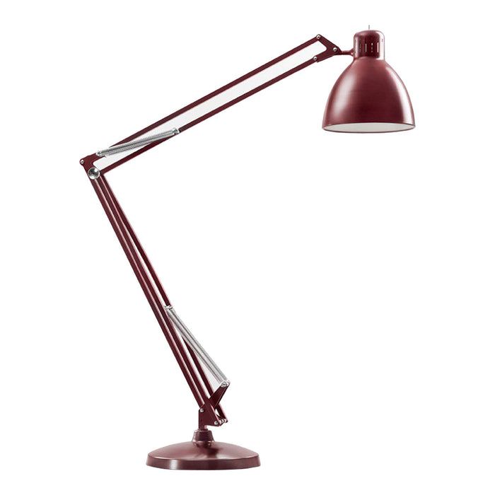 JJ Great LED Outdoor Floor Lamp in Amaranth Red.