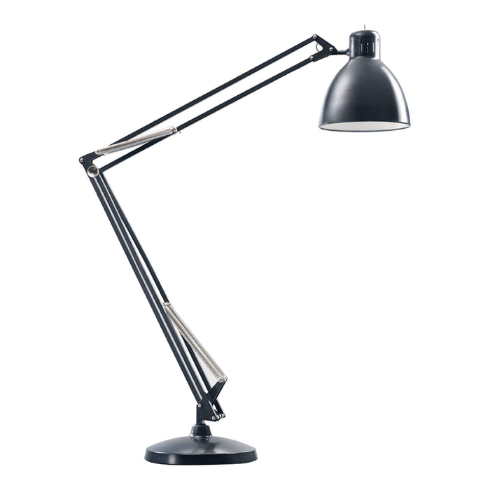 JJ Great LED Outdoor Floor Lamp in Mica Blue.