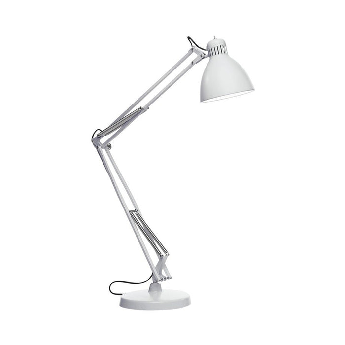 JJ LED Table Lamp in White/White.