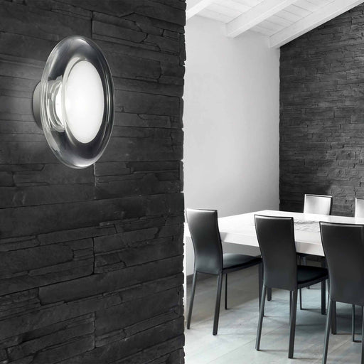 Keyra LED Ceiling / Wall Light in dining room.