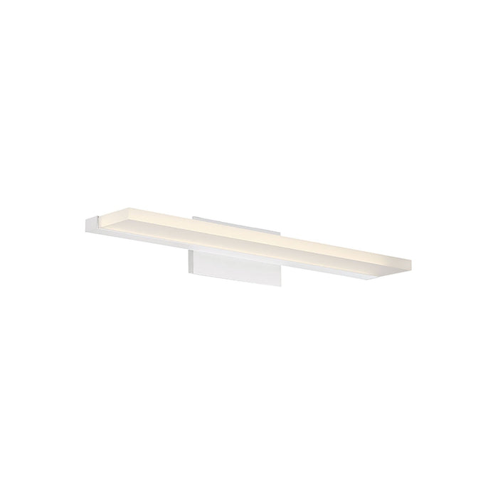 Level LED Bath Vanity Wall Light in Small/White.