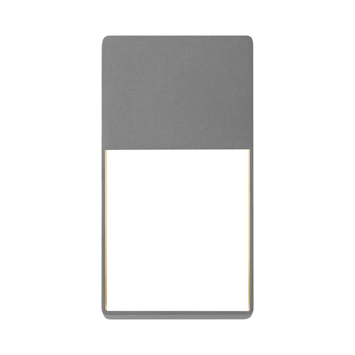 Light Frames™ Downlight Outdoor LED Wall Light in Textured Gray.