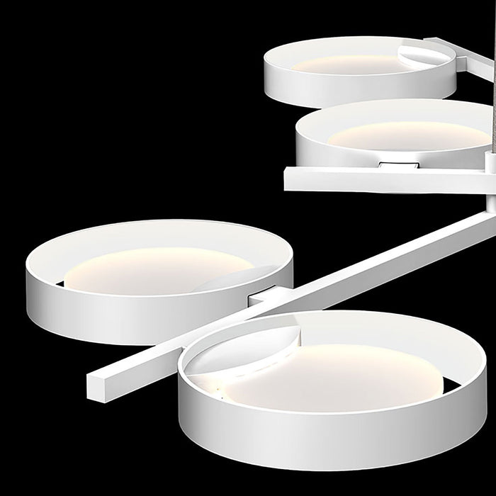 Light Guide Ring 9-Light LED Pendant Light in Detail.