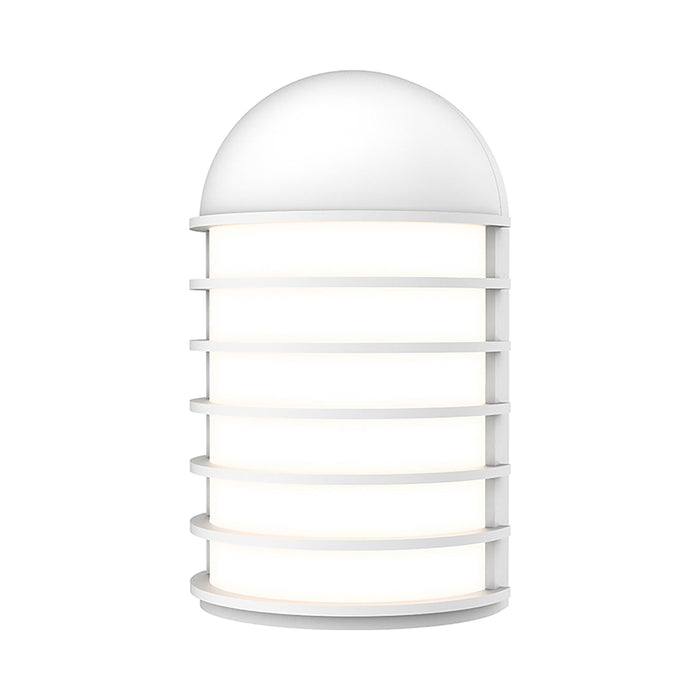 Lighthouse™ Outdoor LED Wall Light in Textured White/Small.