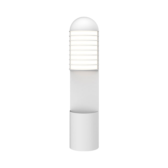 Lighthouse™ Planter Outdoor LED Wall Light in Textured White.