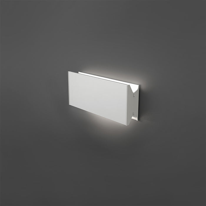 Lineaflat Dual LED Ceiling/Wall Light in White/Small.