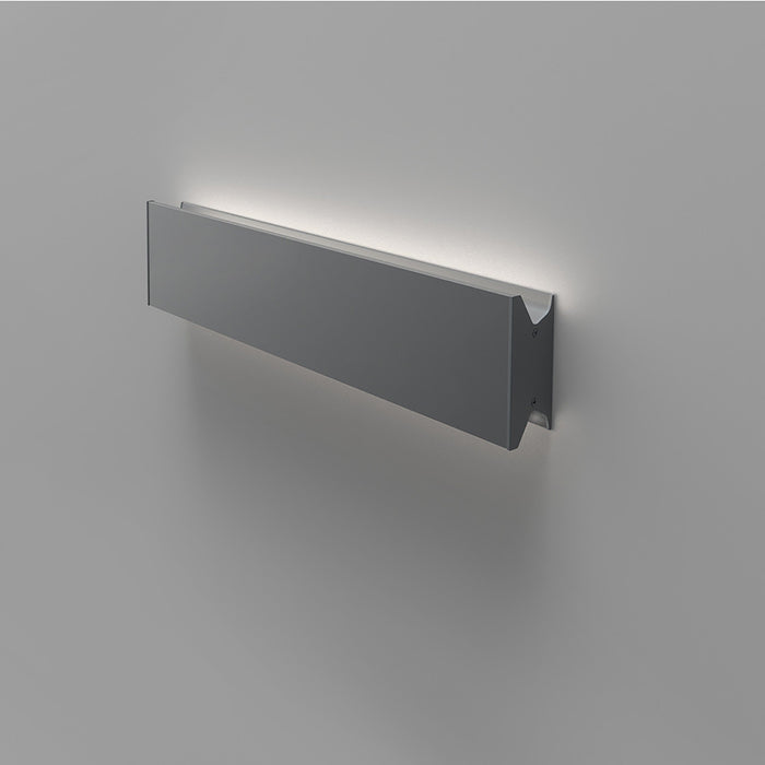 Lineaflat Dual LED Ceiling/Wall Light in Anthracite Grey/Medium.