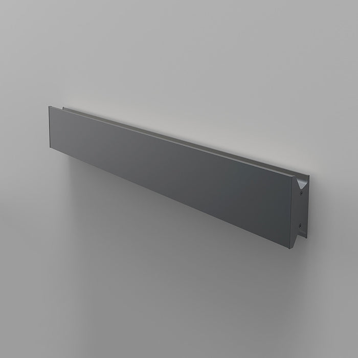 Lineaflat Dual LED Ceiling/Wall Light in Anthracite Grey/Large.