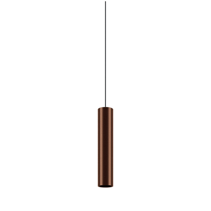 A-Tube LED Pendant Light in Coppery Bronze (Small).