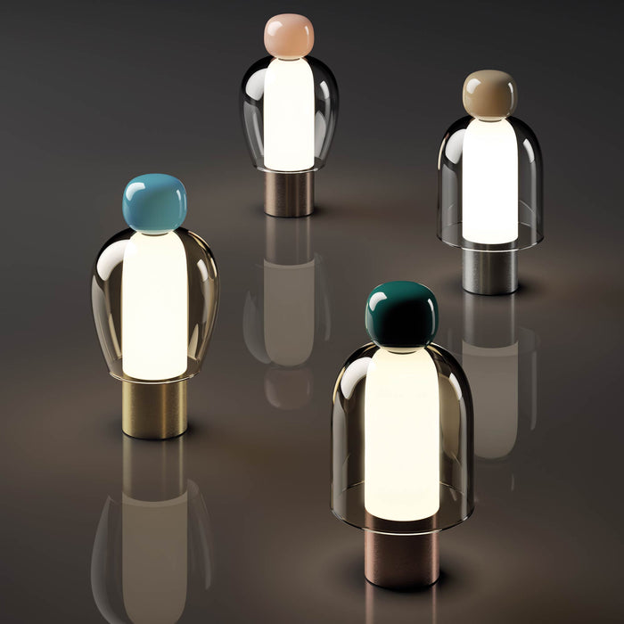 Easy Peasy LED Cordless Table Lamp in multicolor.