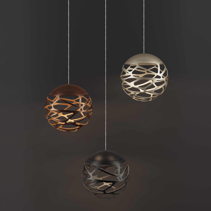 Kelly Cluster LED Pendant Light in multicolor.