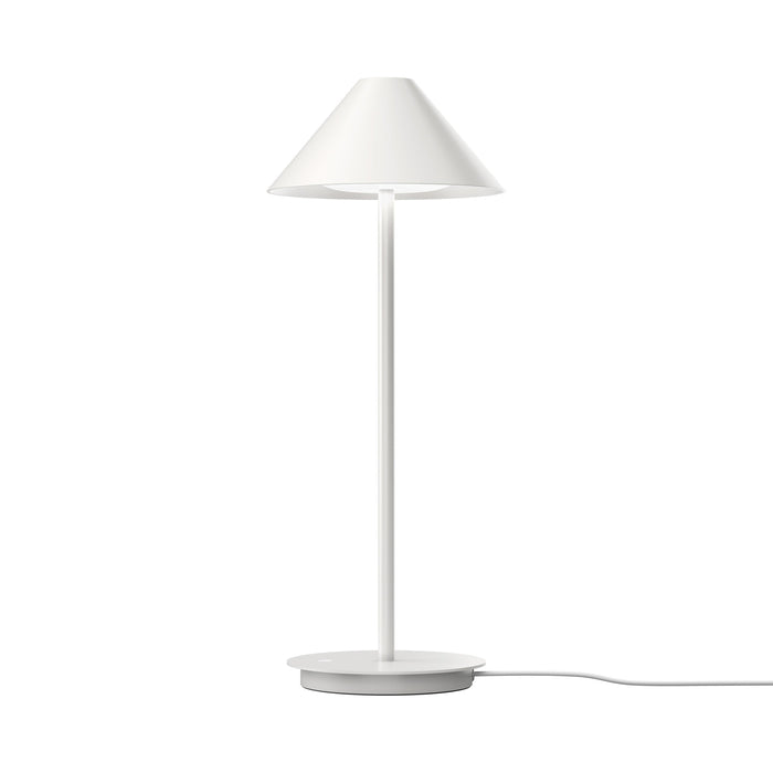 Keglen LED Table Lamp in White (Base).