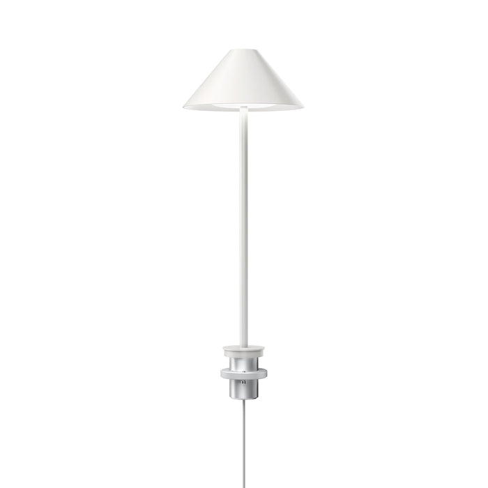 Keglen LED Table Lamp in White (Pin ø40).