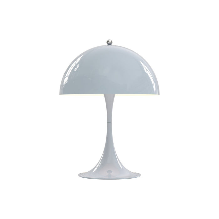 Panthella LED Mini Table Lamp in Pale Blue.