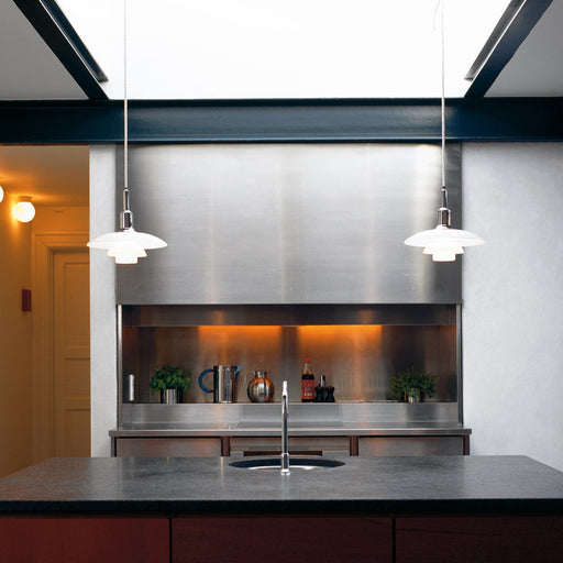 PH 3/2 Pendant Light in kitchen.