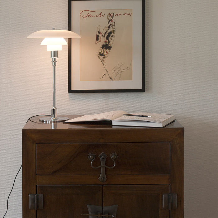 PH 3/2 Table Lamp in living room.