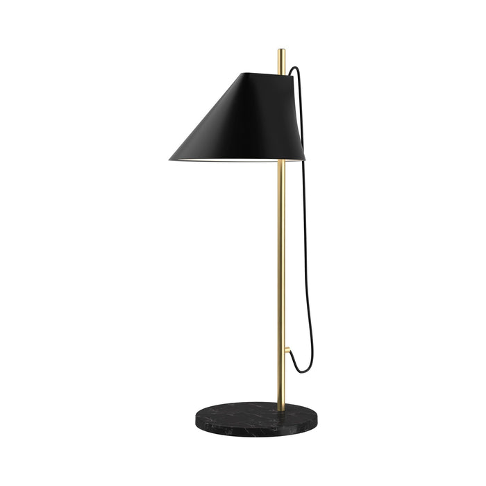 Yuh LED Table Lamp in Brass/Black.