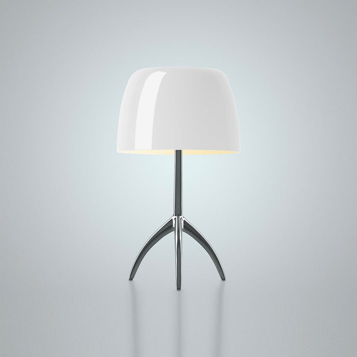 Lumiere Table Lamp in Champagne/White/Small.
