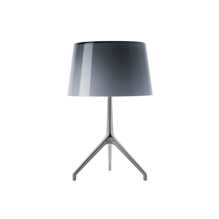 Lumiere XX Table Lamp in Aluminum/Grey/Small.