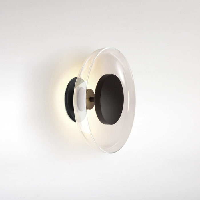 Aura Plus LED Wall Light in Transparent.