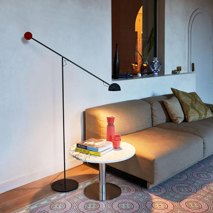 Copernica P LED Floor Lamp in living room.