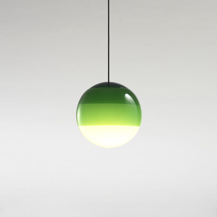 Dipping Light LED Pendant Light in Green/Small/Non-Dimming.