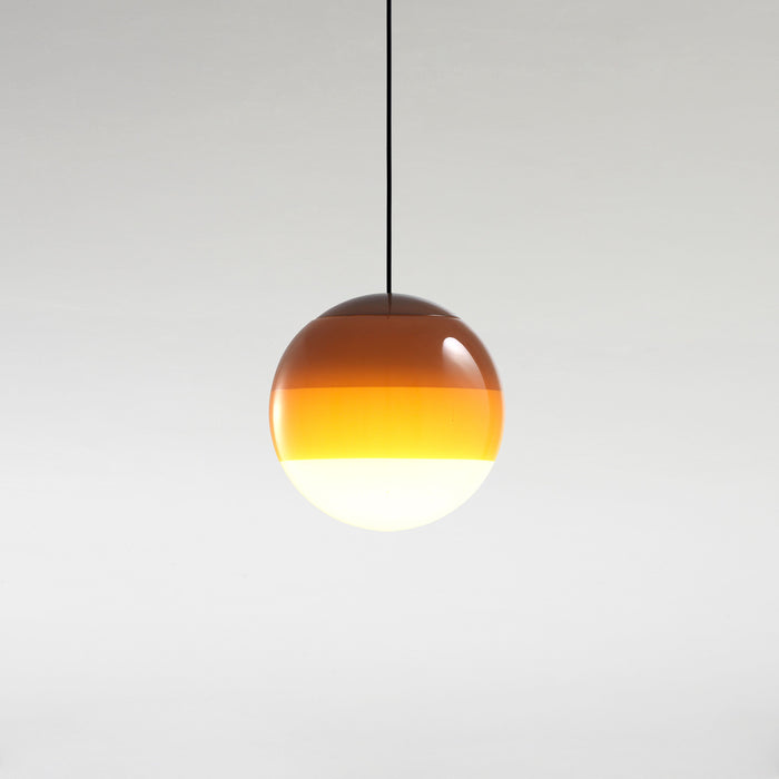 Dipping Light LED Pendant Light in Amber/Small/Non-Dimming.