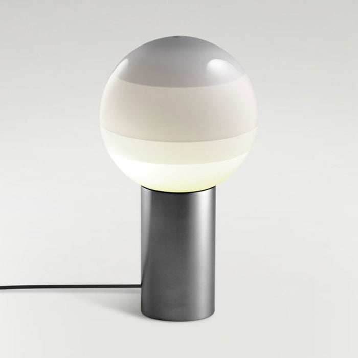 Dipping Light LED Table Lamp in Off White/Graphite/Large.