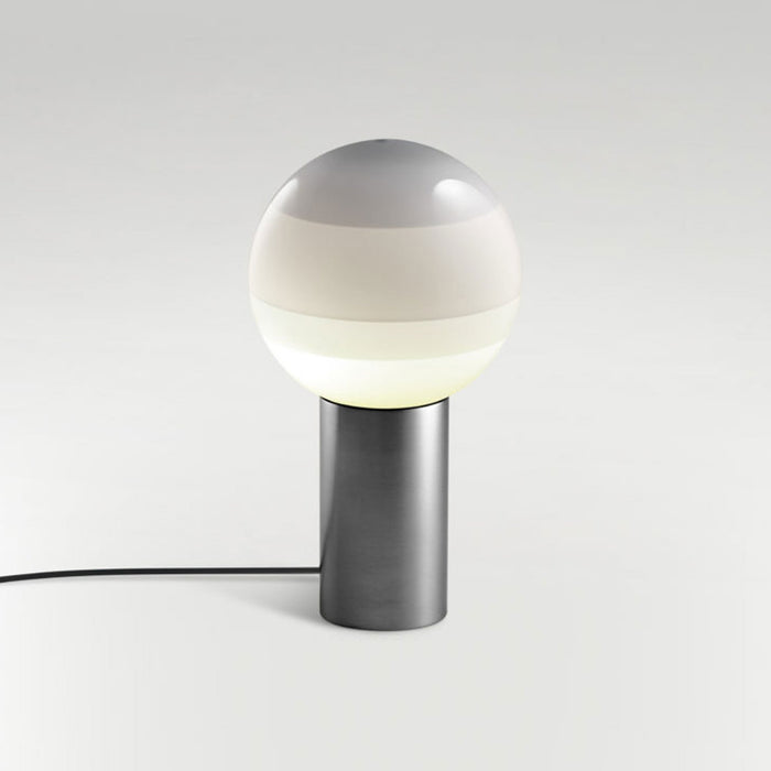 Dipping Light LED Table Lamp in Off White/Graphite/Medium.