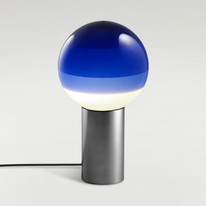 Dipping Light LED Table Lamp in Blue/Graphite/Large.