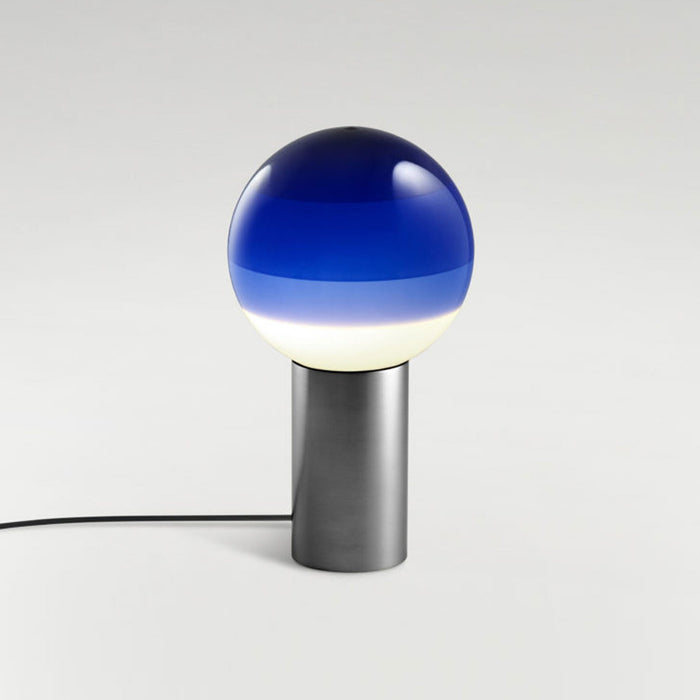 Dipping Light LED Table Lamp in Blue/Graphite/Medium.