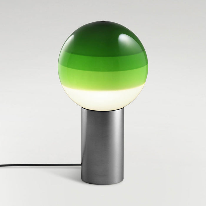 Dipping Light LED Table Lamp in Green/Graphite/Large.