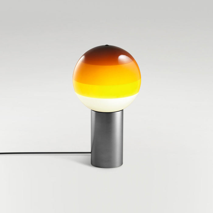 Dipping Light LED Table Lamp in Amber/Graphite/Small.