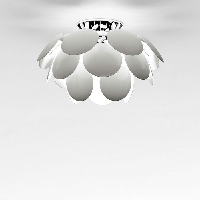 Discoco LED Ceiling Light in White/Large.