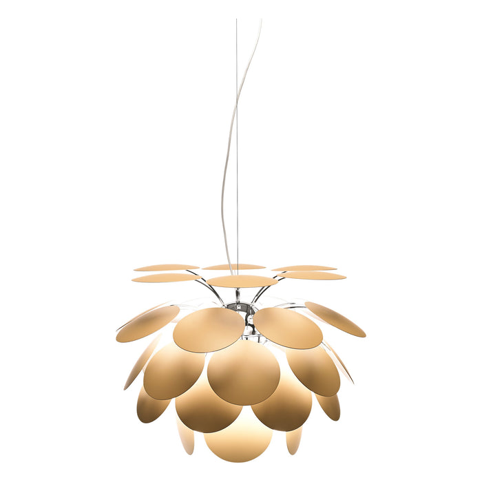 Discoco Pendant Light in Matte Beige/X-Large.