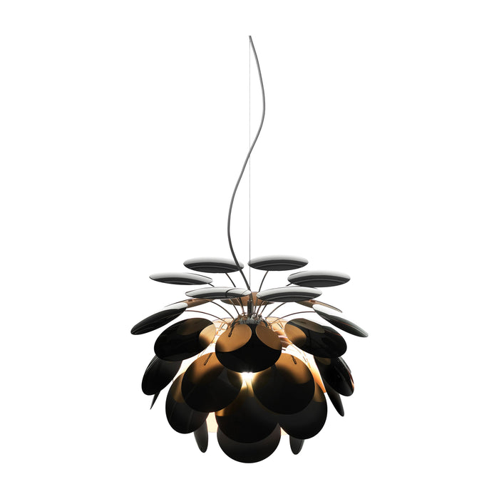 Discoco Pendant Light in Black/Gold/Large.