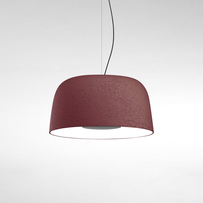 Djembe 42 LED Pendant Light in Red/Small/TRIAC Dimmer.