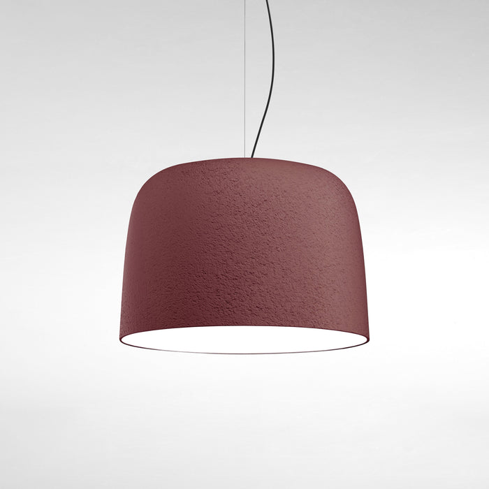 Djembe 65 LED Pendant Light in Red/Large.