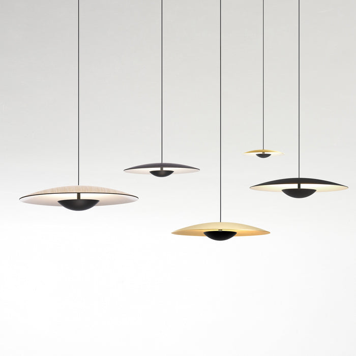 Ginger LED Pendant Light in small and medium.