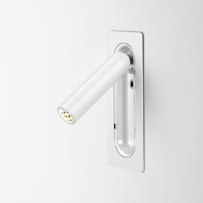 Ledtube LED Wall Light in Matte White/Without USB.