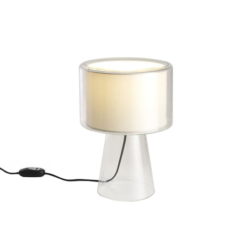 Mercer Table Lamp in Pearl White/Small.