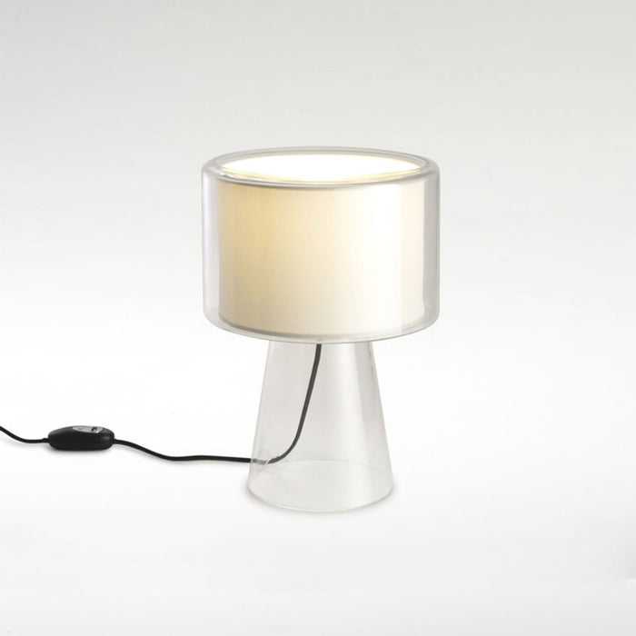 Mercer Table Lamp in Pearl White/Small.