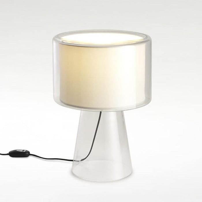 Mercer Table Lamp in Pearl White/Large.
