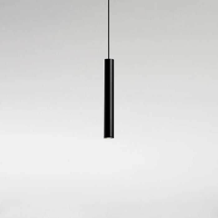 Milana Counterweight LED Pendant Light in Black/Without Shade.